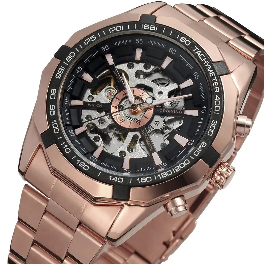 Armbanduhr herren-Europäische und amerikanische Herrenmodeuhren,automatische mechanische Uhren montre Geldbörse&co E  