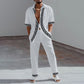 Men's Trendy Multi-color Long Sleeve Casual Suit Anzug Geldbörse & Co CCTZ1G231211B 2XL 