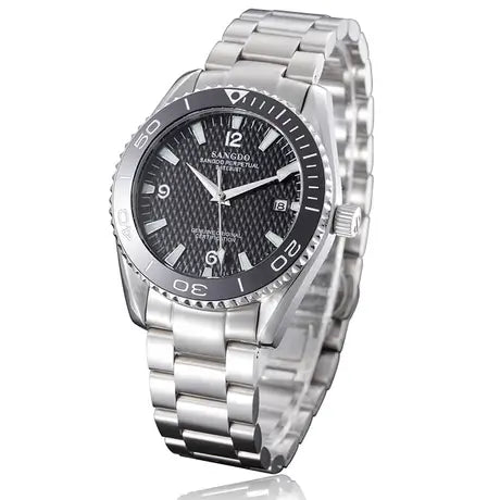 Herren armbanduhren-automatisch mechanisch Uhren montre Geldbörse&co Silber  